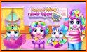 Unicorn Mom & Newborn - Babysitter Game related image