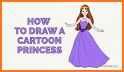 How to draw Princess Steps by Steps related image