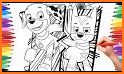 Coloring Book Paw Dogs Patrol related image