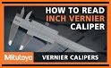 Measuring tape - ruler and vernier caliper related image