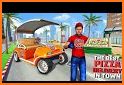 Smart Taxi Pizza Delivery Boy: New Driving Games related image