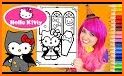 Hello Kitty Coloring Book - Cute Drawing Game related image