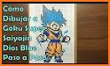 Super Saiyan Pixel Art: Dragonball Color By Number related image