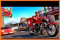 Spider Girl Moto Bike - Pizza Delivery Food Games related image