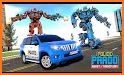 Police Prado Car Robot Transform Games: Car Games related image