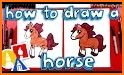 How to draw a pony related image