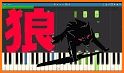 Scary Neon Wolf Keyboard Theme related image