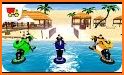 Flying Bike Driving - Water Bike Racing Games related image