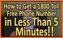 Toll-Free 44-800 phone number related image