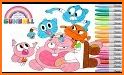 Gumballl & Darwin's Coloring Book related image