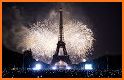 New Year Eiffel Fireworks Live Wallpaper related image