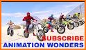 Superheroes bike evolution racing related image