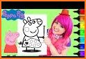 Coloring Pepa Pig for fans related image