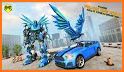 Flying Hawk Robot Transforming Car, Moto Bike Game related image