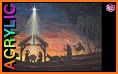 Jesus Birth Painting Theme related image