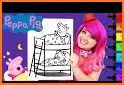 Peppa pig coloring book related image