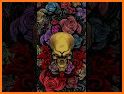 Skull Flower Themes Live Wallpapers related image