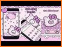 Purple Glitter Love Keyboard Theme related image