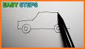 How to draw a car step by step related image