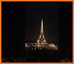 Eiffel Tower Night Light Show Live Wallpaper related image