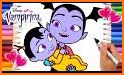 How to color vampirina related image