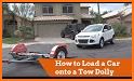 Tow Truck Car Transporter Driving And Parking related image