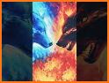 Blue Ice Fire Wolf Wallpaper related image