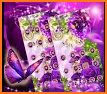 3D Parallax Purple Flower keyboard related image