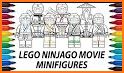 How to color ninjago LEGO related image