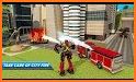 Flying Firefighter Truck Transform Robot Games related image