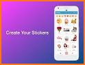 Stickers Emojis New Sticker Maker - WAStickerApps related image