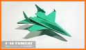 Origami paper airplanes: flying schemes related image