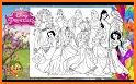 Princess Coloring And Drawing Book For Kids related image