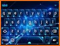 Blue Love Light Keyboard Theme related image