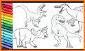 Coloring Dinosaurs For Kids related image