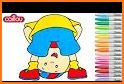 Coloring caillou related image