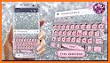 Rose Gold Silk Keyboard Theme related image