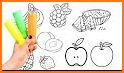 Paint Coloring Fruits: Preschool Games: lol color related image