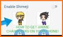 Anime Shimeji - anime widget customize your phone related image