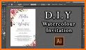 Business Invitation Card Maker, DIY Design Ideas related image