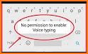 Write SMS by voice typing keyboard - voice to text related image