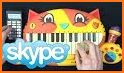 Cat Piano. Sounds-Music related image