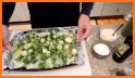 Oven roasted Brussels sprouts with parmesan cheese related image