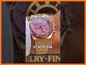 Pink Gold Digital Watch Face related image