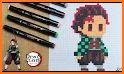 Kimetsu No Yaiba Pixel Art Games related image