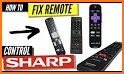 Sharp Smart TV Remote related image