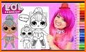 Coloring Dolls Dolls Lol Funny related image