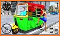 Tuk Tuk Simulator Transport Driver 3D related image