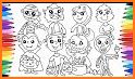 Coloring Halloween for kids related image