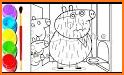 Peppo Pig Coloring Book related image